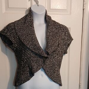 Black & Gray Sweater Cardigan. Sz. XL